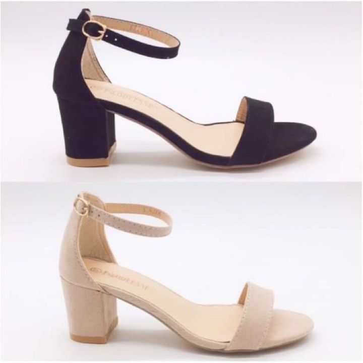 Korean sales block heels