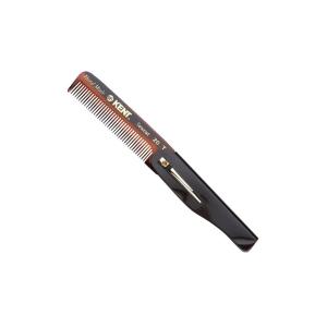 Kent Brushes A20T - Handmade Folding Pocket Comb With Clip For Men