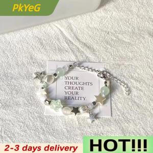 PkYeG Light Luxury Exquisite Five-Pointed Star Beaded Bracelet For Women Men Fashion Sweet Cool Adjustable Couple Bracelet Gifts
