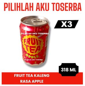 Fruit Tea Sosro APEL KALENG 318 ml - ( HARGA 3 KALENG )