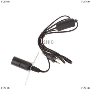[COD] FUSHI0 Salt Lamp Pendant LED Bulb Hang Lamp Suspension Holder EU Plug 1.8m Power Cord Cable E14 Socket Lamp Base With Switch Wire