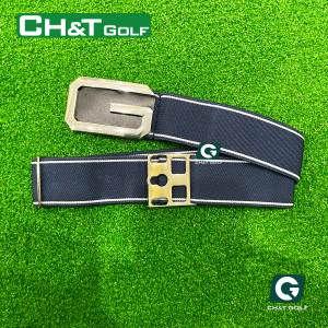 Dây lưng thắt lưng Golf chữ G dây đan co giãn 1 lớp. Thắt lưng golf - dây lưng choi golf vải đan