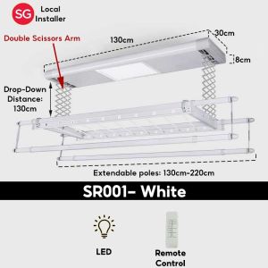 Automated Laundry System Electric Clothes Drying Rack Smart Laundry Rack 5 Years Warranty+ standard Installation SMFH