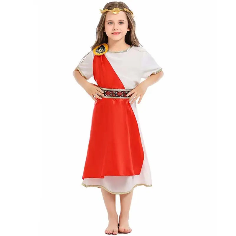 Kids Ancient Greek Goddess Mythology God Zeus Halloween Costume