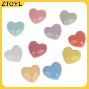 ZTOYL Tay nắm tủ quần áo bằng gốm cầm tay màu hoạt hình tay nắm ngăn kéo tròn một lỗ