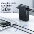 Củ sạc nhanh kiêm pin sạc dự phòng 45W Baseus GaN Power Station 2in1 10000mAh. 