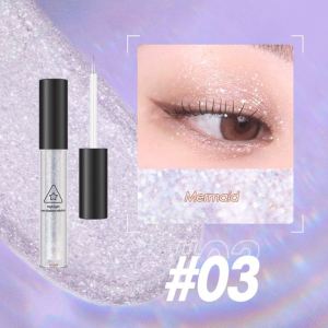 PNF Long Lasting Liquid Highlighter Eye Shadow White Sequins Delicate Diamond Pearlescent Glitter