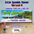 Spanduk Banner Family Gathering Ukuran 160 cm x 60 cm. 