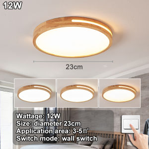 GEJIESE 24W 36W 48W ceiling lights modern design tricolor led ceiling light wooden ceiling lamp with remote nordic ceiling light for living room dinning room bedroom