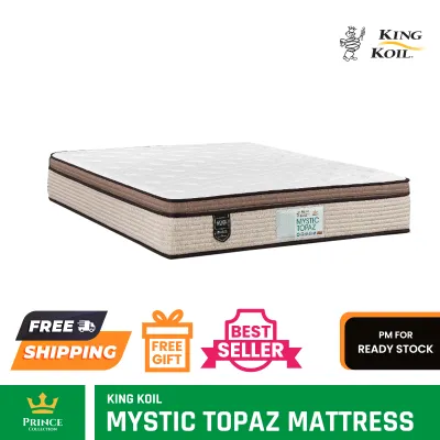 *CLEARANCE* King Koil MYSTIC TOPAZ Mattress 12in Chiro Coil Available Sizes (King Queen Super Single Single)