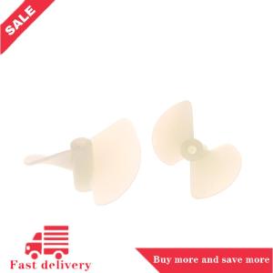 [COD] 1Pairs D22mm 26mm CW CCW Electric Nylon Prop Screw DIY White Two Leaf Propellers For Rc Boats Models 2mm Shaft