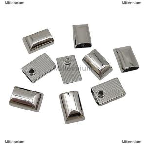 [COD] Millennium 10pcs kim loại dây kéo Stopper dây kéo đuôi Clip dừng ĐUÔI CẮM đầu với vít DIY may da phần cứng thủ công