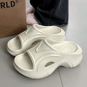 [Free Shipping] 2026 New Thick-Soled Womens Slippers Height-Increasing and Slimming EVA Sandals Windproof Non-Slip Soft-Soled Trendy Slippers Factory