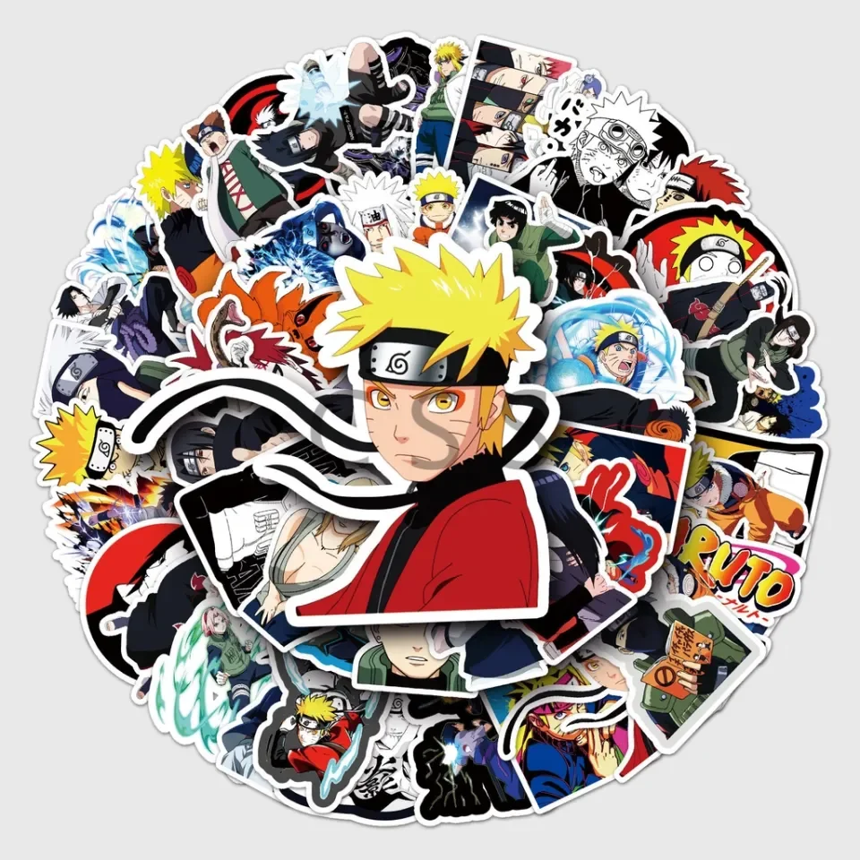 50Pcs/Set New Style NARUTO Anime Waterproof Stickers Cartoon DIY Graffiti  Stickers | Lazada PH