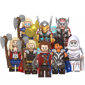 Mini Star Lord Gorr Valkyrie Jane Foster Beta Ray Bill Figures Super Heroes Building Blocks Toys