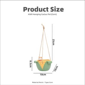 Johor Seller | Creative Succulent Pots Cute Pet Resin Small Flower Pots Balcony Decorations