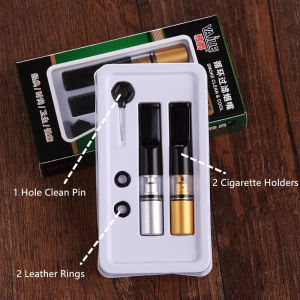 2 PCS Washable Reusable Filter Anti-Smo-king Quit Addiction Filters(Can be reused after cleaning) Mens recirculating type smo-king filter Anti-Smo-king Filter Holder Yajue106 portable Thick/fine/two general Quit Addiction Filters