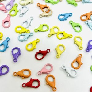 ห่วง ก้ามปู จิ่ว ทอง เงิน คละสี โรเดียม ขนาด 6*12mm สำหรับ อุปกรณ์งานฝีมือ DIY ทำพวงกุญแจ ของตกแต่งชิ้นงาน