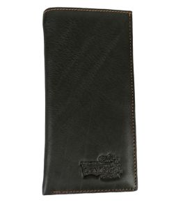 Dompet Pria Panjang Polos / Dompet Panjang Lipat Dua Kulit Fashion Pria