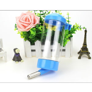 Bình nước con Thỏ tiện lợi Bình nước gắn chuồng cho chó mèo Hamster Chuột Lang 400ML