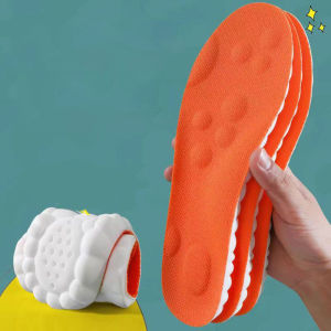 4D Cloud Technology Breathable Insole Shock Absorbing Comfort Insoles Running Orthopedic Care Insoles Relieve Foot Fatigue