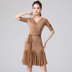 Váy Khiêu Vũ Latin Quần Áo Khiêu Vũ Ôm Sát Mới Mùa Hè Cho Nữ Trang Phục Tập Luyện Cao Cấp Tiêu Chuẩn Quốc Gia Hiện Đại Dành Cho Người Lớn