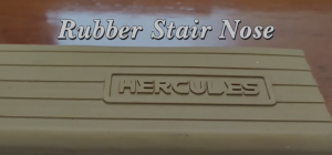 Karpet Ujung Anak Tangga / Rubber Stair Nose - Hercules 5pcs
