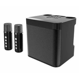 karaoke speaker bluetooth ori portable wireless 2 mic (versi paling canggih) - Garansi 1 tahun