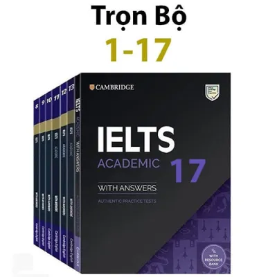 Sách Cambridge IELTS Practice 1 đến 17 - Có Lẻ Từng Cuốn