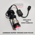 LAMPU LED MINI PROJECTOR PROJIE H4 Y7D SUPER BRIGHT MOBIL MOTOR. 