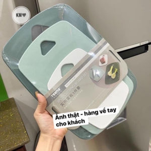 Bộ 3 Thớt Kháng Khuẩn Hàn Quốc Thớt Nhựa pp An Toàn Cho Sức Khỏe.