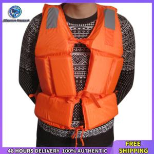 Winnereco 5 PCS Adult Life Vest With Whistle Life Jacket Swimming Drifting Vest for Boating Swimming Watersports