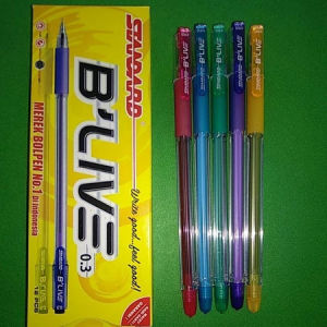 Pulpen Standart Blive 0.3mm 0.5mm - Satuan / pena ballpoint