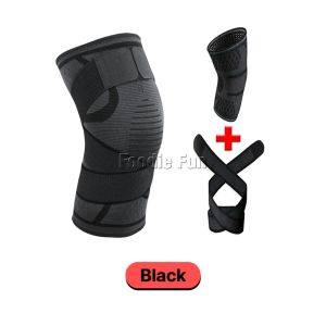 Adjustable Compression Knee Support Brace with Silicone Grip & Straps Breathable Fabric Joint Pain Relief