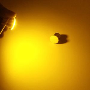 KEBIDU 10pcs 12V 24V Car LED Light Bulbs 5 Colors 1156 Ba15S COB 12SMD P21W Super Bright Turn Light Brake Lamp