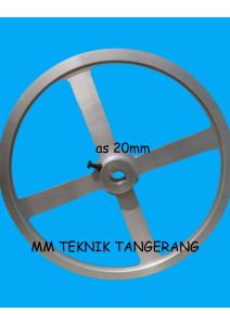 Pully A1 x 16 inchi AS 0 (Buntu) Tanpa lobang As mm Alumunium Poli Pulley Puli All A1x16" A1x16 A1 x 16" A 1x16" 1x16 lobang lubang Pulli A1-16" A1-16