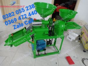 Máy xát gạo 3 chức năng TF555 motor 4 ngựa dây đồng tặng kèm sàng xát sàng nghiền bột
