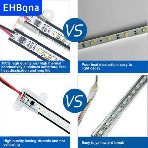 [COD] EHBqna SPORTS แท่งไฟ LED AC220V ความสว่างสูง2835คลิป LED 30ซม. 40ซม. 72หลอด LED แถบแข็งประหยัดไฟ