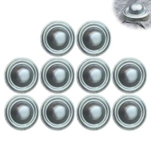 NOER 5/10/20Pcs Directly Cover Roofing Screw Caps Watertight Seal Easy Install Screw Heads Durable Stainless Steel Spiral Cap for Home Garden