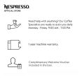 Nespresso Essenza Mini Coffee Machine Espresso Compact Automatic Coffee Machine with Coffee Capsules, White. 