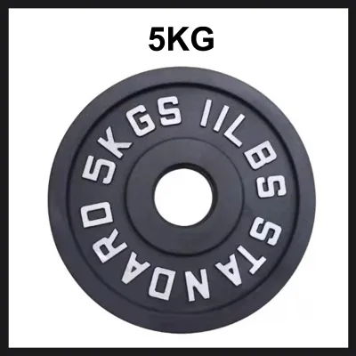 Plate beban dumbel barbel 10kg/Barbell / Plate Dumbel Barbel 5 kg/ Alat Latihan Beban