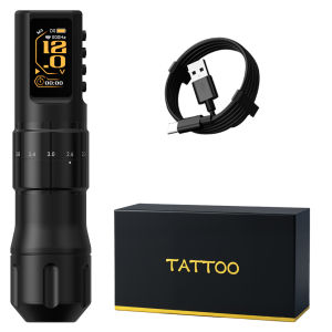 Kiss Of Dragon Naga Tattoo Machine Pen Adjustable 2.0-4.2mm Strokes Rotary Tattoo For Tattoo Artists