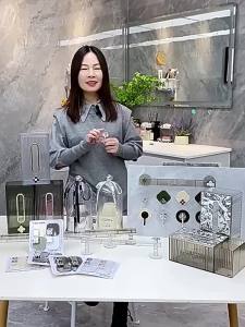 [SG Seller]Bathroom Towel Holder Sundries Hanger Wall Hanging Hooks Home Decoration Hook Adhesive Gold Silver Fashion Acrylic Hook