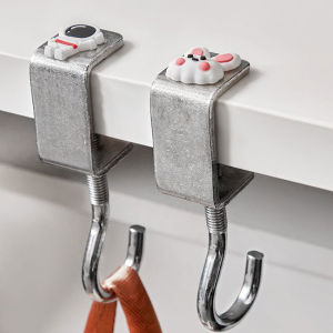 ⚡️Fast Delivery⚡️New Adjustable Rotatable Removable Table Edge Hooks Metal Desktop Hooks for School Office Student Bag Water Bottle Hanging Hooks