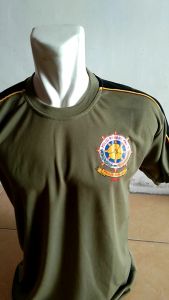 Kaos Satpol PP Hijau sablon