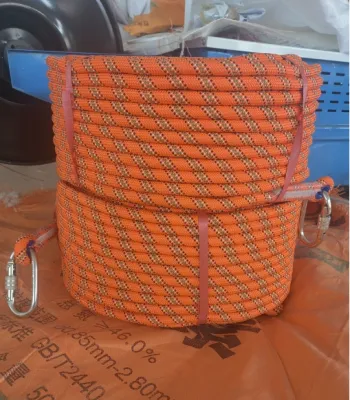 New Multi-Size Climbing Rope 10/12/14/16mm with 2 Buckles - High-Strength Safety Rescue Rope for Outdoor Sports