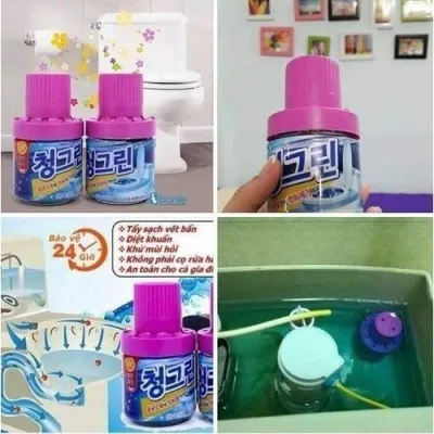 Bô Ngồi Vệ Sinh Cho Trẻ Em Có Nắp Đậy Hokori 5458 và Lọ Thả Bồn Cầu Hàn Quốc Loại Tốt. LKP