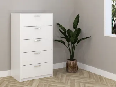 LOFT Living Escot Series 5 Drawers Tall Chest/ Storage Cabinet/Rak Laci/5 Drawers/Storage Cabinet/ Wenge Colour