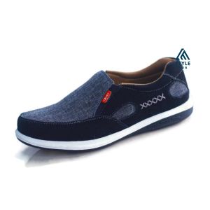 StyleHub Noir Allure | Sepatu Joemen SlipOn Kulit - Formal Kerja Hitam Coklat J 54