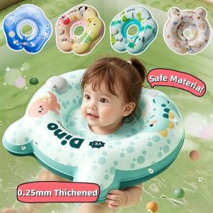 【COD】PVC Baby Swimming Collar Safety Baby Float Inflatable Cartoon Thickened Swim Neck Floater